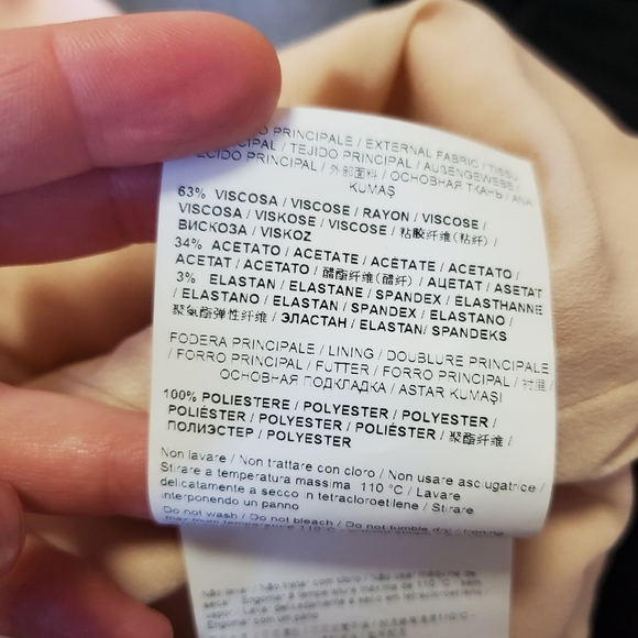 Genny Italy Luxury Pink Cape Dress 2 - Picture 10 of 10